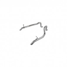 1987-1993 Mustang GT Flowmaster Mandrel Bent 2.5" Tailpipes