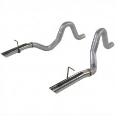 1986-1993 Mustang LX or GT Flowmaster Mandrel Bent 3" Tailpipes with OEM Style Stainless Tips