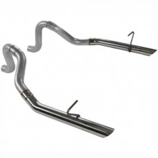 1986-1993 Mustang LX and GT Flowmaster Mandrel Bent 2.5" Stainless Steel Tailpipes