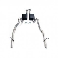 1986-1993 Mustang LX or GT Flowmaster American Thunder 2-1/2" Catback Exhaust System w/Stainless Steel OEM-Style Tips