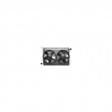 1964-1966 Radiator Crossflow Module, Open Spal Dual 11 In. Fans