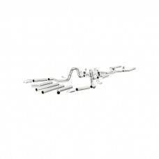 1968-1973 Chevelle Magnaflow Street Series,2.5",Stainless Steel, Crossmember-back