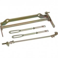 1962-1963 Ford Thunderbird Carburetor Linkage Rod Kit, 390 V8 With 3x2 Barrel Carbs
