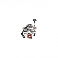 FiTech Go EFI 2x4 Dual-Quad 625 HP Self-Tuning Fuel Injection Systems Master Kit With Inline Fuel Pump, Cast Finish, 31061