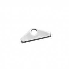 Engine Valve Cover Hold Down Washers; Tri-Tab Style; Chrome; Universal Fit