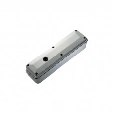 Engine Valve Covers; 2-Piece Tall Style; Aluminum; Polished; No Logos; SB Chevy