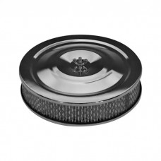 Air Cleaner Kit; Chrome; Full-Flo Style; 9 Inch Diameter; Element Included