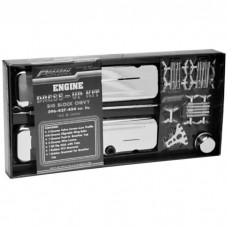 Engine Dress-Up Kit; Chrome; Fits Big Block Chevy Engines