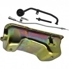 1969-1979 351W V8 Oil Pan Conversion Kit with Zinc Finish