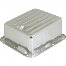 C-4 Chrome Stamped Steel Deep Transmission Pan