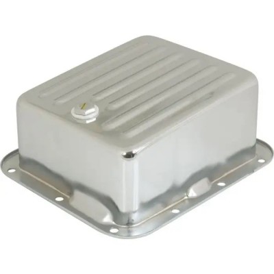 C-4 Chrome Stamped Steel Deep Transmission Pan