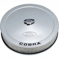 Air Cleaner,Ford Racing,Chrome,Black Emblems