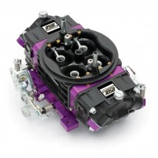 Black Race Series Carburetor; 1050 CFM, Mechanical Secondary, Black & Purple