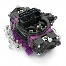 Black Street Series Carburetor; 750 CFM, Mechanical Secondary, Black & Purple