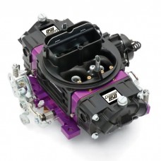 Black Street Series Carburetor; 850 CFM, Mechanical Secondary, Black & Purple