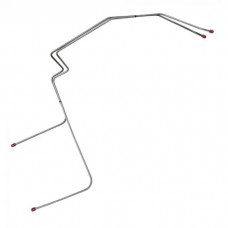 1967 Pontiac GTO H.O. Ram Air Exhaust TH400 5/16" Transmission Cooler Lines 2pc, OE Steel
