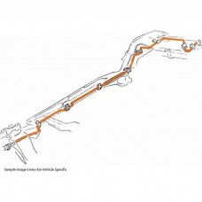 1964-1965 Pontiac GTO/Tempest/LeMans Convertible Oversized 1/2" Main Fuel Line 1pc, Stainless Steel