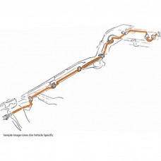 1964-1965 Pontiac GTO/Tempest/LeMans Convertible Oversized 7/16" Main Fuel Line 1pc, Stainless Steel