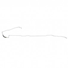 1968-1969 Pontiac GTO / Tempest / LeMans Convertible LH Routing 3/8" Main Fuel Line 1pc, OE Steel
