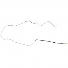 1968-1969 Pontiac GTO / Tempest / LeMans Hardtop LH Routing 1/4" Fuel Return Line 1pc, Stainless Steel