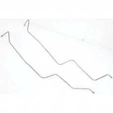 Firebird Transmission Cooler Lines, TH350, TH400, 1/2" Nut,Stainless Steel, 1970-1974