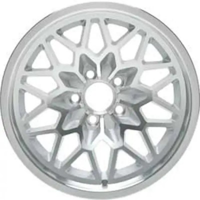 Firebird Wheel, Snowflake, Silver, 15" x 8", 1978-1981