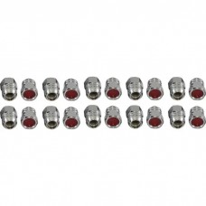 Lug Nuts,Red,Rally II,1967
