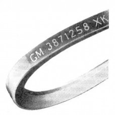 Firebird Alternator Belt, V8, Without Power Steering, Date Code 4-Q-67, 1968