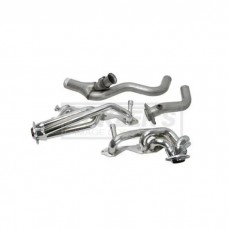 Firebird LT-1 BBK Single-Cat Shorty 1-5/8"Silver Ceramic Exhaust Header Kit With Y-Pipe, 1995-1997