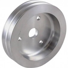 Chevy Big Block Aluminum Crankshaft Pulley, Small Water Pump, 2 Groove