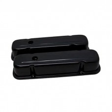 Firebird Valve Covers, Steel, EDP Black, V8, Tall Style, 1967-1979