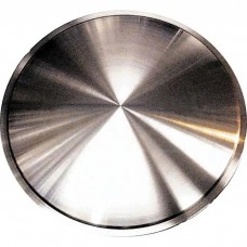 Early Chevy Wheel Cover Discs, Brushed Aluminum, 15", 1949-1954