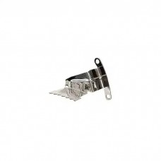 Early Chevy Timing Chain Cover Tab, Small Block, Chrome, For Cars With 6", 7" Or 8" Harmonic Balancer, 1949-1954