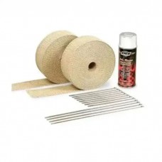 Automotive Exhaust & Header Wrap Kit - White