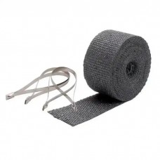 Pipe Wrap & Locking Ties Kit - Black - 2 in x 25 ft