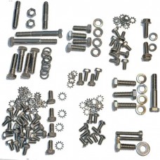 Chevy Engine Bolt Kit, Stainless Steel, 235ci, Use With Original Valve Cover, 1953-1954