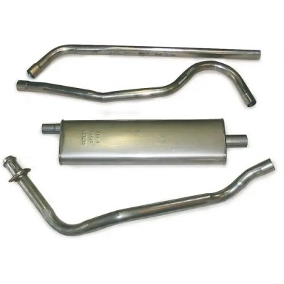 1949-1954 Chevy Exhaust System Aluminized Turbo