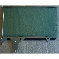 Chevy Installed Door Glass, Clear, With Chrome Frame, Hardtop & Convertible, Left, 1949-1952