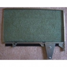Chevy Installed Door Glass, Clear, With Chrome Frame, Hardtop & Convertible, Right, 1949-1952