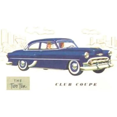 Chevy Rear Glass, Tinted, 150 Sedan & Coupe, 210 Coupe, 1953