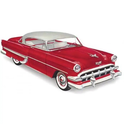 Chevy Vent Glass, Clear, 2-Door Hardtop & Convertible, 1953-1954