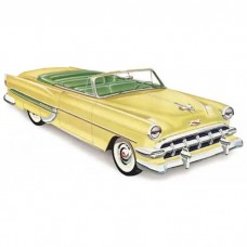 Chevy Quarter Glass, Tinted, Convertible, 1953-1954