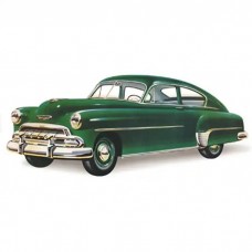 Chevy Vent Glass, Tinted, Fleetline, 2 & 4-Door Sedan, 1949-1952