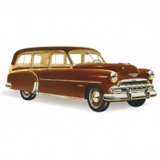 Chevy Stationary Quarter Glass, Clear, Station Wagon, Except'49 Woody, 1949-1952
