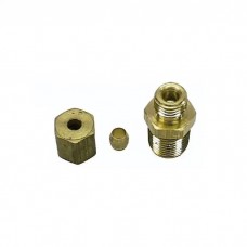 1967-72 Console Oil Press Gge Oil Line Block Fitting