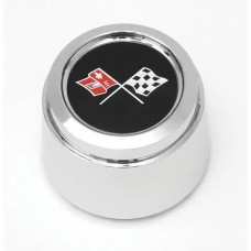 Nova Wheel Center Cap, Chrome, With Emblem, For Cars With Aluminum Wheels,  1978