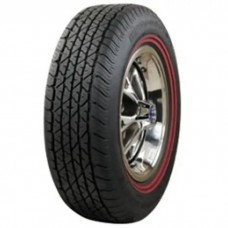 Nova Tire, 6.95/14 With 3/8" Dual Red Stripe, Goodyear Power Cushion Bias Ply, 1965-1967