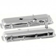 Nova Valve Covers, Chrome, Big Block, Without Power Brakes,1967-1972