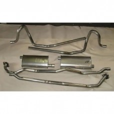 Chevy II - Nova Dual Exhaust System For V8, Stainless Steel, 1965-1967