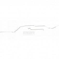 Nova And Chevy II Front to Rear Fuel Line, Station Wagon, 5/16", Two Piece, Stainless Steel, 1962-1967